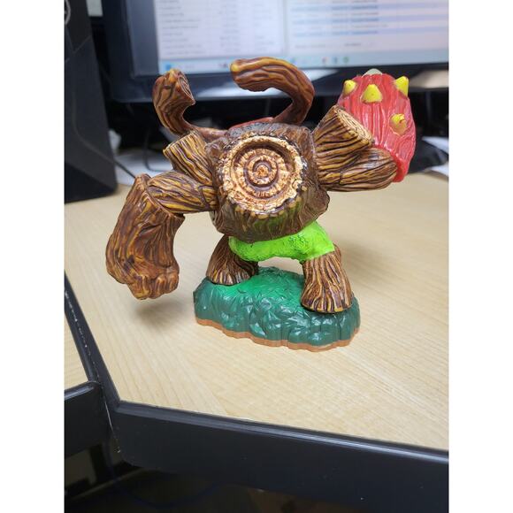 2012 Activision Skylanders Giants Tree Rex Video Game Piece Figure Orange Base - Picture 3 of 5